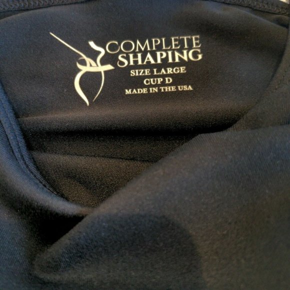 Mastectomy Camisole with Integrated Prosthetics, Large w D Cup, New, Black, NWT - Picture 6 of 7